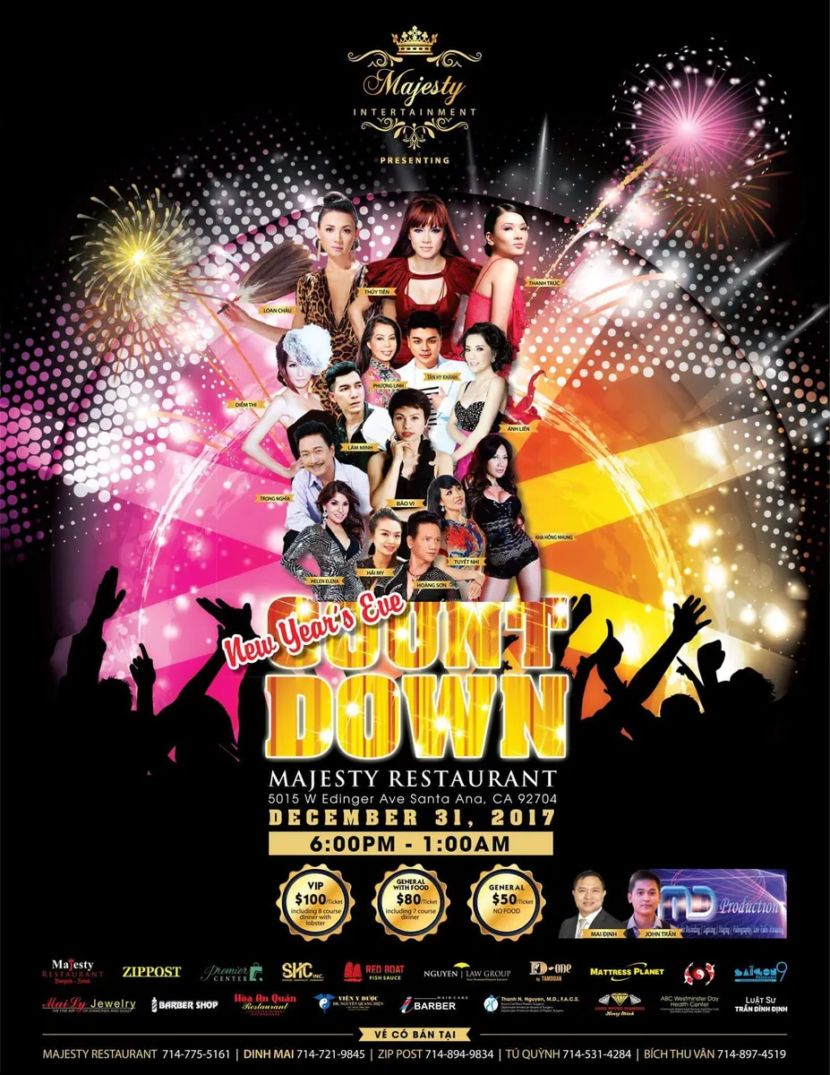New Year’s Eve Countdown poster