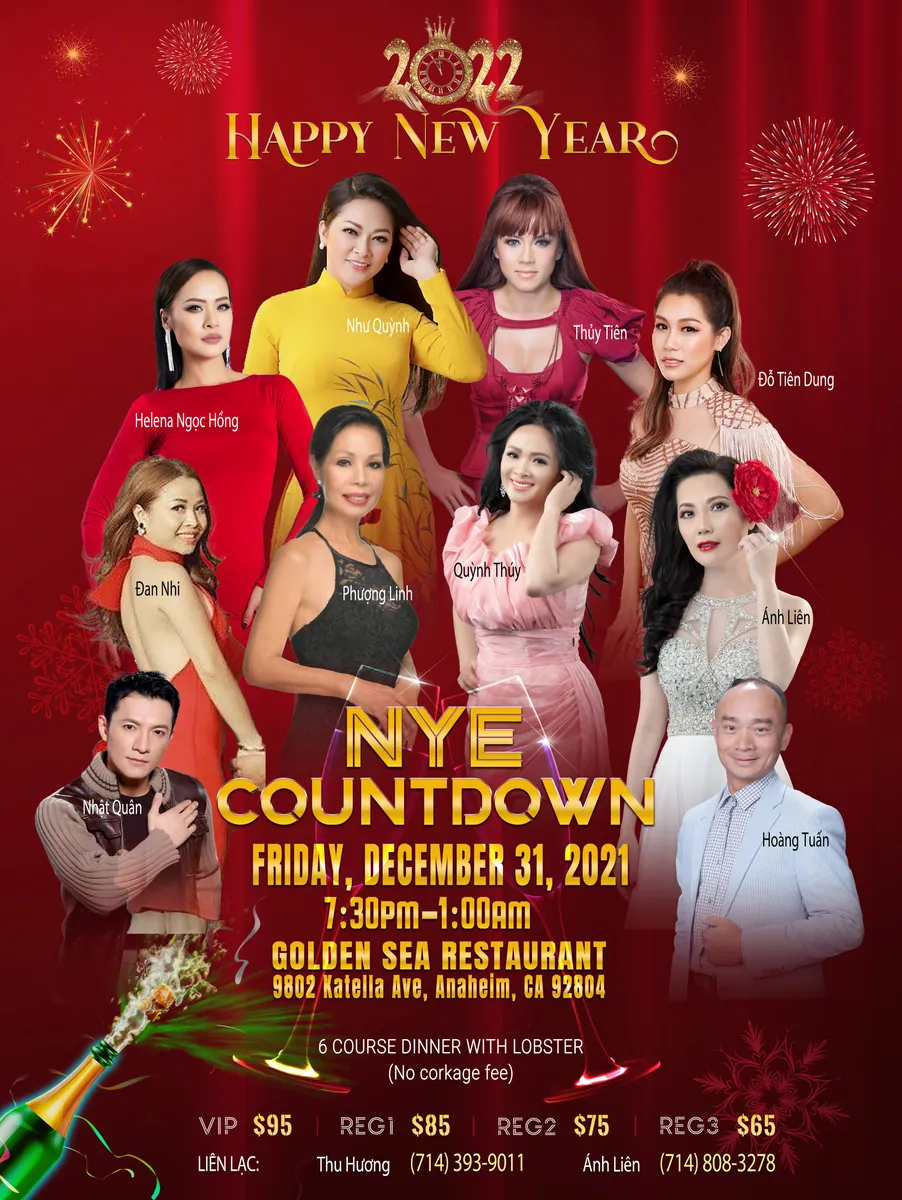 NYE Countdown 2022 poster