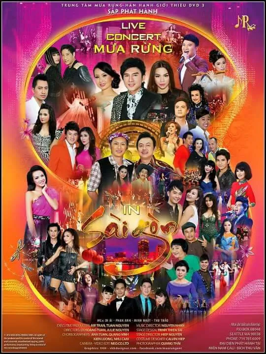 Live Concert Mưa Rừng: In Saigon poster